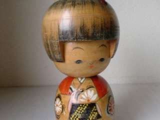 Japanese Wooden Sousaku Kokeshi Doll   Hajime  