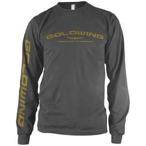  Honda Collection GOLDWING L/S TEE CHAR MD Automotive
