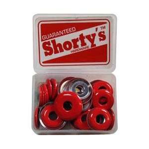  Shortys Color Washers 24 Sets Red