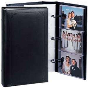  CONCORD 3 ring pocket black proof book for up to 300 4x6 