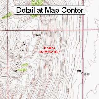  USGS Topographic Quadrangle Map   Ringling, Montana 