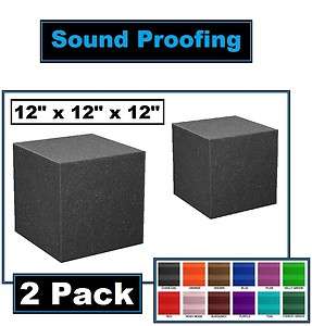   Recording Studio Bass SoundProofing Acoustic Foam Corner Block  
