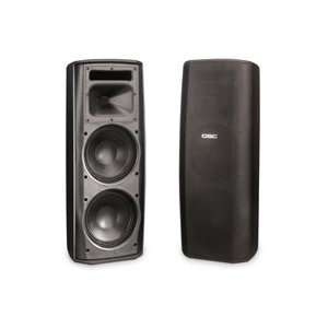  Surface Mount Speaker Dual 8 Inch 2 Way Rotatable Black 