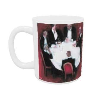 Board Meeting (oil on board) by Willie Rodger   Mug 