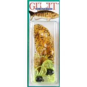   Gitzit   Spider Jig 2 Pack Brown Crawfish/ Chartre