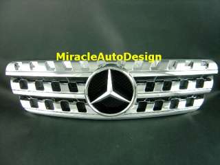 Chrome Front Grille For 96 05 Mercedes W163 M Class ML  