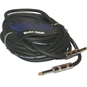 Seismic Audio   Black in color.   Each cable is 20 feet long