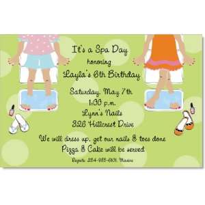 Kids Spa Day Invitations