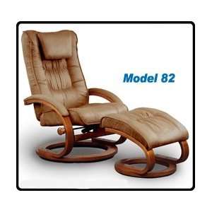    MacMotion Model #82 Microfiber Recliner and Ottoman