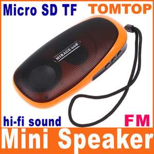 Micro SD TF Mini Speaker LCD Digital Music Player FM Radio For  PC 