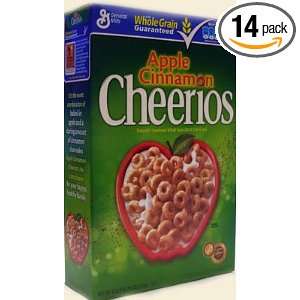 Cheerios Apple Cinnamon Cereal, 18 Ounce Boxes (Pack of 14)  