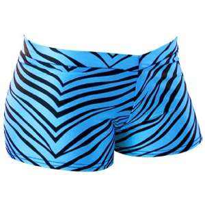  Pizzazz Cheerleaders Animal Print Hot Shorts TURQUOISE YS 