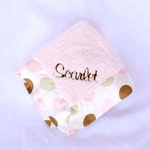  Personalized Chenille Dot Comfort Blanket Baby