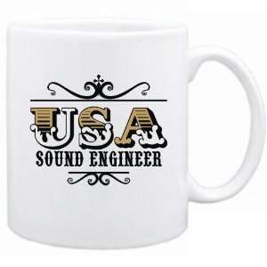  New  Usa Sound Engineer   Old Style  Mug Occupations 