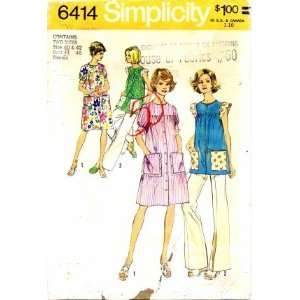  Simplicity 6414 Sewing Pattern Womens Smock Dress or Top 