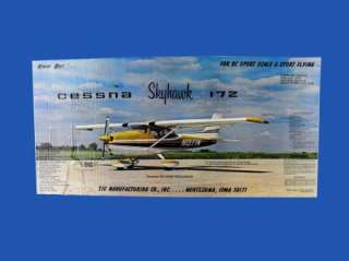 Sig MFG Cessna Skyhawk 172 Flying Model 65 Span Balsa Fuselage 