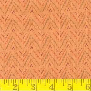  45 Wide Surfaces Chevrons Orange Fabric By The Yard 