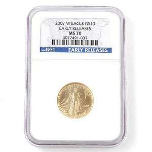   Early Release $10 Gold American Eagle Coin NGC MS70