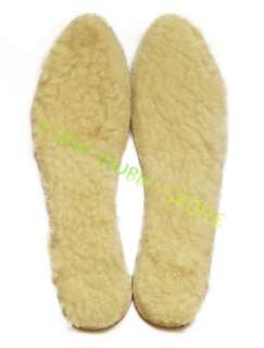   WINTER SHEEP WOOL WARM INSOLES INNER SOLES FOR MENS SHOES  