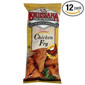 Louisiana Fish Fry Products Seasoned Chicken Fry, 9 Ounce Bags (Pack 