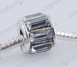30pcs Tibetan silver European spacer Bead fit bracelet  