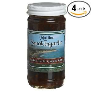 Smokin Garlic Chipotle Glaze , (Pack of 4)  Grocery 