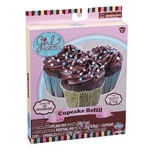   Girl Gourmet Cupcake Maker Basic Refill Pack   Chocolate Toys & Games