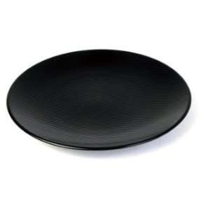  Mikasa Corduroy Black Round Platter 12