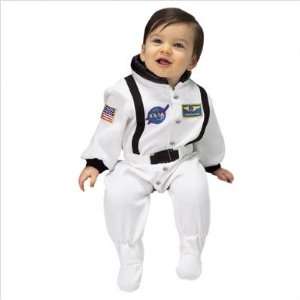  Junior Astronaut Suit White Costume (Boy   Infant 6 to 12 