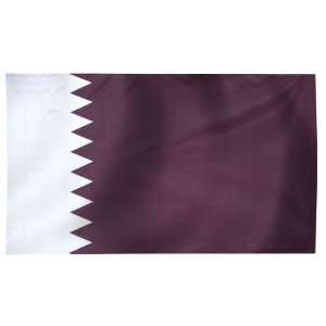  Qatar Flag 4X6 Foot Nylon PH Patio, Lawn & Garden
