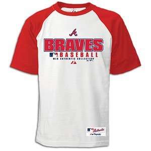  Atlanta Braves Practice Short Sleeve Raglan T Shirt by 