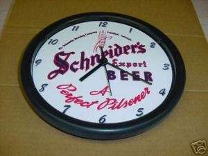 Schneiders Beer 10 Wall Clock ( Colorado )  