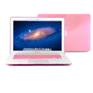 Pink Crystal Hard Macbook Air See through Case Cover 13 with keyboard 