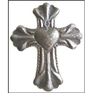  Christian Cross Wall Hanging   Handcrafted Haitian Steel 
