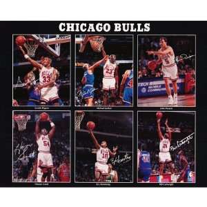  (16x20) Chicago Bulls (Scottie Pippen, Michael Jordan 