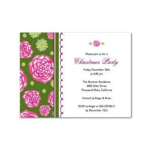  Holiday Party Invitations   Christmas Bloom By Sb Multiple 