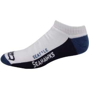  NFL Seattle Seahawks White Color Block Ankle Socks Sports 