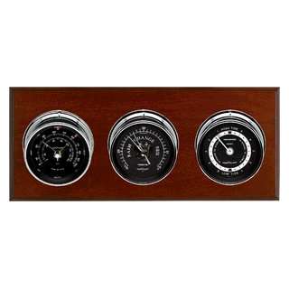  Maximum Newport 3 Instrument Weather Station Black Dial with Chrome 