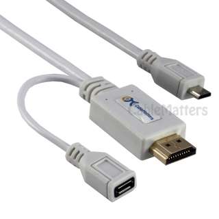 Feet Micro USB to HDMI MHL Cable for Smart Phones and Tablets  