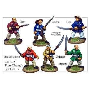  Pirate Miniatures Tsun Chungs Sea Devils (6) Toys 