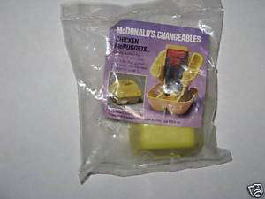 McDonalds Happy Meal 1987 Chicken McNuggets Changeable  