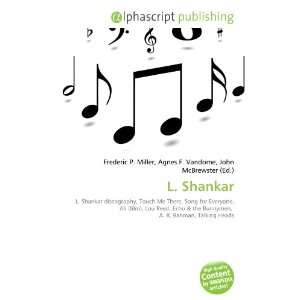  L. Shankar (9786133761896) Books