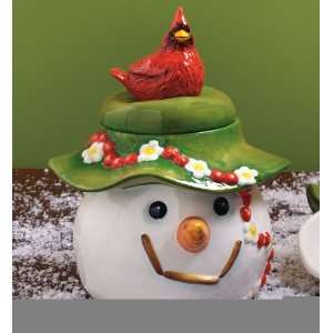  Ceramic Cookie Jar Snowbirds