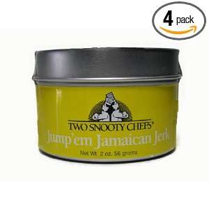 Two Snooty Chefs Jumpem Jamaican Jerk, 2.0 Ounce (Pack of 4)  