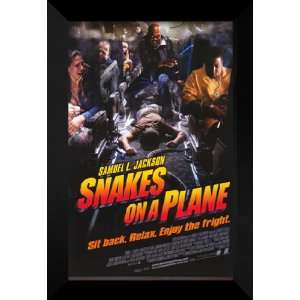  Snakes on a Plane 27x40 FRAMED Movie Poster   Style G 