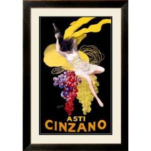 Cinzano Asti Aperitif Wine Framed Giclee Poster Print by Leonetto 