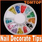 120 PCS 3D Mix Fimo Nail Art Decoration Tips polymer clay slices Wheel