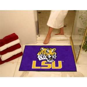 BSS   Louisiana State Fightin Tigers NCAA All Star Floor Mat (34x45 
