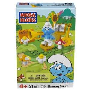  Mega Bloks Harmony Smurf (21 pcs) Toys & Games
