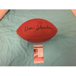  Don Shula Autographed Football   Tagliabue JSA 